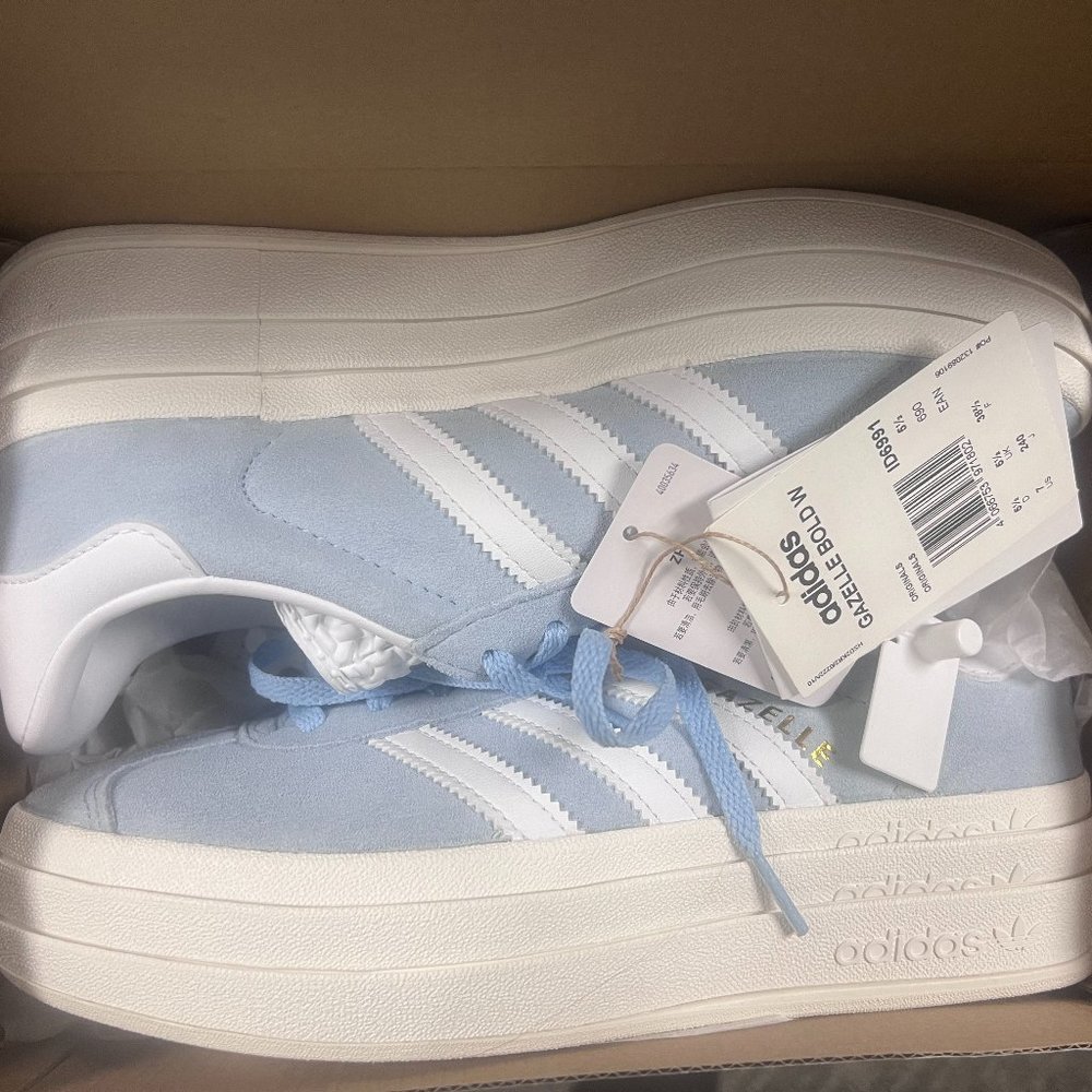 adidas Gazelle Bold - Clear Blue Sky - Brand New w/ Tags - Never Worn